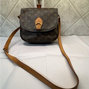 Cross bag LouisVuttion  brown and tan